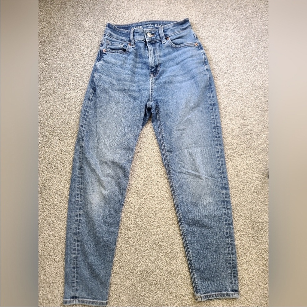 American Eagle Outfitters Classic Blue High Rise Jeans